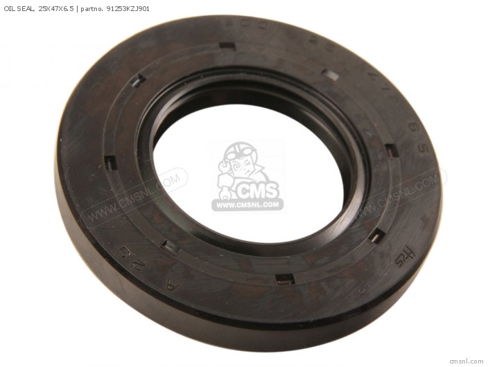 OIL SEAL, 25x47x6.5, XL125LEK