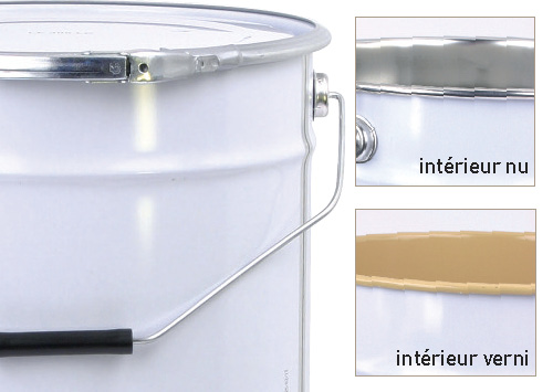 BUCKET, 10l + lid with lever