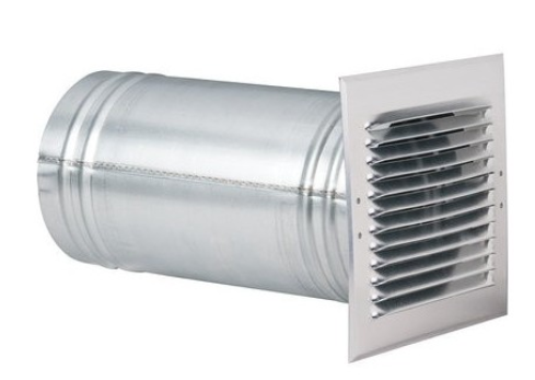 (mech. ventilation sf) WALL OUTLET GRILL, Ø 125mm