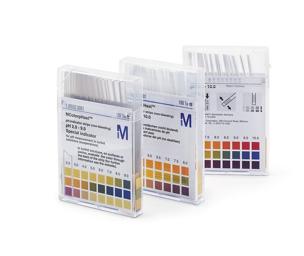 PH TEST (Merck 109535) pH 1-14, 100 strips