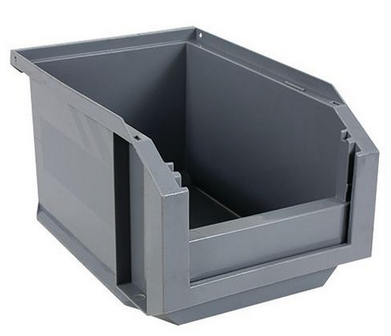 STORAGE TRAY, plastic, 230mm, 3 litre, grey