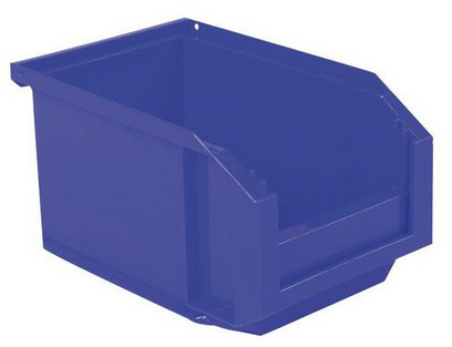 STORAGE TRAY, plastic, 230mm, 3 litre, blue