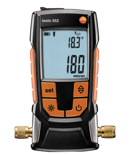 VACUOMETRE (Testo 552) digital, avec Bluetooth