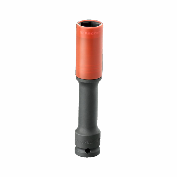 (imp wrench) IMPACT SOCKET 6 pt, long, 21mm, reinf, NSI.21EL