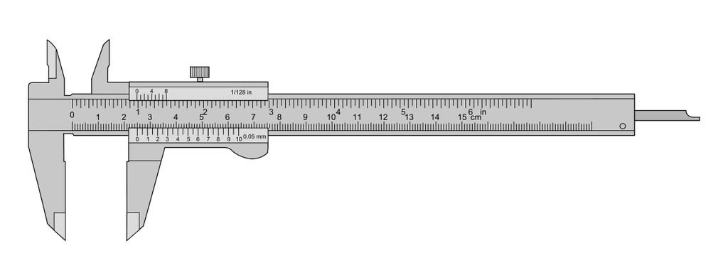 UNIVERSAL CALIPER 1/20mm, 150mm, for int/ext/depth, 816