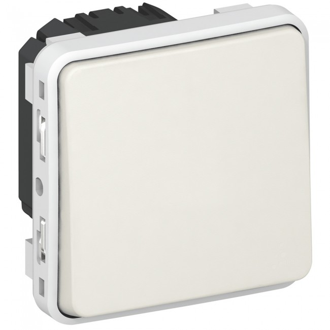 SWITCH w/o sup., 1 pole, 2 throw (Legrand Plexo) IP55, white