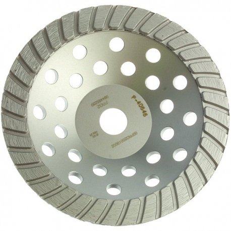 (angle grinder Ø230mm) DISH/CUP DISK, diamond, finishing