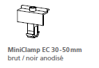 ETRIER LATERAL support panneau solaire (K2 Systems Minirail)