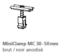 ETRIER CENTRAL support panneau solaire (K2 Systems Minirail)