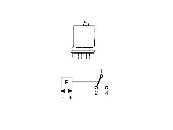 PRESSOSTAT (Grundfos FF4-8) 0,5-8 bar, 1 pole, 500V