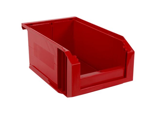 STORAGE BOX open front (NOVAP 5140055) 342x210x150mm, red