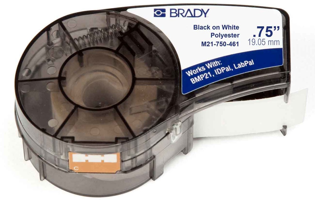 (Brady BMP21) TAPE (M21-750-461-AW) 19.05mmx6.4m, white