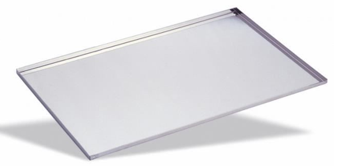 BAKING TRAY, stainless steel, 600x400mm, with flanges