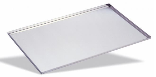 PLATEAU DE CUISSON, inox, 600x400mm, avec rebords