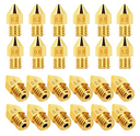 (FDM 3D printer) EXTRUDER NOZZLE, set of 24, 7 sizes