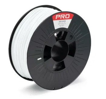 (impr 3D) FILAMENT, PTE-G, Ø 1,75mm, blanc, 1kg