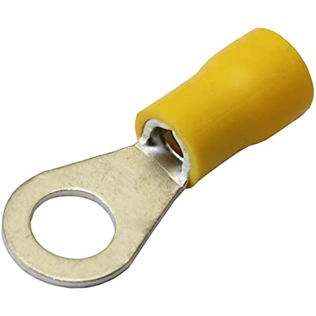 COSSE RONDE isolé, 4-6mm², jaune, oeillet M4