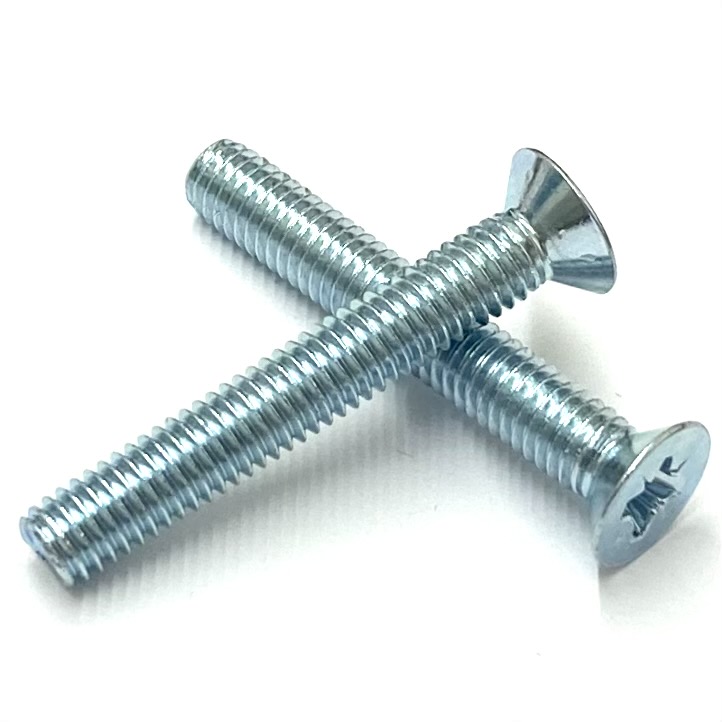 SCREW countersunk head, zinc plated, M4x16mm, cross-head