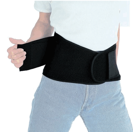 CEINTURE DE SOUTIEN LOMBAIRE fixation auto-grippante, 110cm