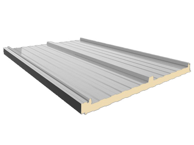 (Dippanel) ROOF INSULATED PANEL white, 10000x1000x80mm