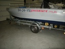 KIT, BOAT RIGID HULL, engine 80HP, trap door, + accessories