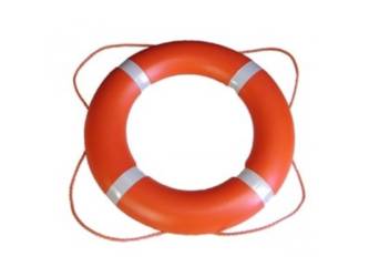 LIFEBUOY, Ø ext./int. 75/45cm + 30m life line + 4 grab loops