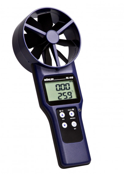 ANEMOMETER with fan (Wöhler FA410) basic