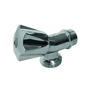 ANGLE STOP VALVE, chrome, ½"-¾", MxM