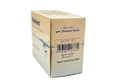 (Palintest) REACTIF PH phenol rouge, 6,5-8,5, 1test