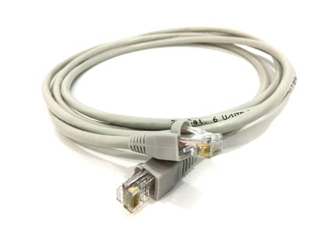 ETHERNET CABLE, 1m, Cat6, U/UTP, black