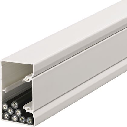 TRUNKING (Queraz) PVC, 85x50mm, white, length of 2m