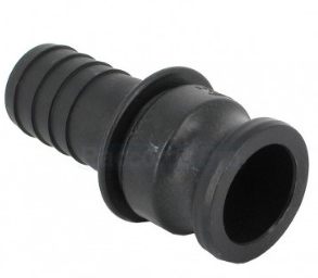 CAMLOCK COUPLING, PP, Ø 1" DN 25mm, MxM fluted tail