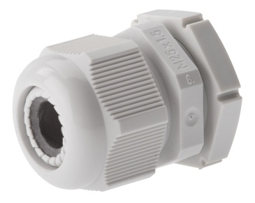 CABLE GLAND, plastic, M25, Ø9-17mm, IP68