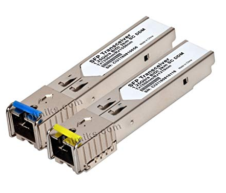 EMET./RECEPT. SFP monomode WDM, 3km, SC simplex, la paire