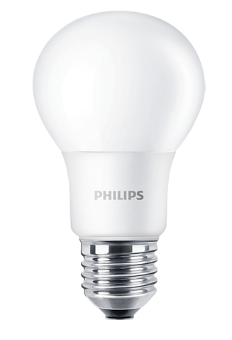 BULB LED E27, 5.5W/230V, 470lm/2700K, frosted, non-dim.