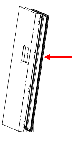 (Aucma DW86L630) JOINT EXTERIEUR, porte extérieure