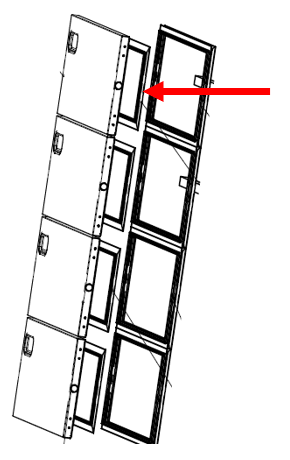 (Aucma DW86L630) JOINT INTERIEUR, petite porte intérieure