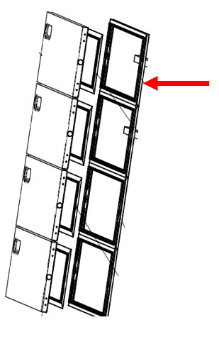 (Aucma DW86L630) JOINT EXTERIEUR, petite porte interieure