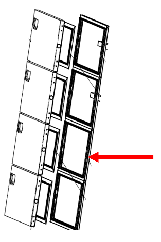 (Aucma DW86L630) OUTER GASKET, large inner door