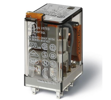 PLUG IN RELAY (Finder 553290120094) 12V 10A