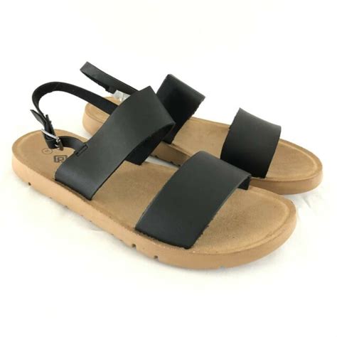 SANDALS with back strap, woman, size 36-41, pair