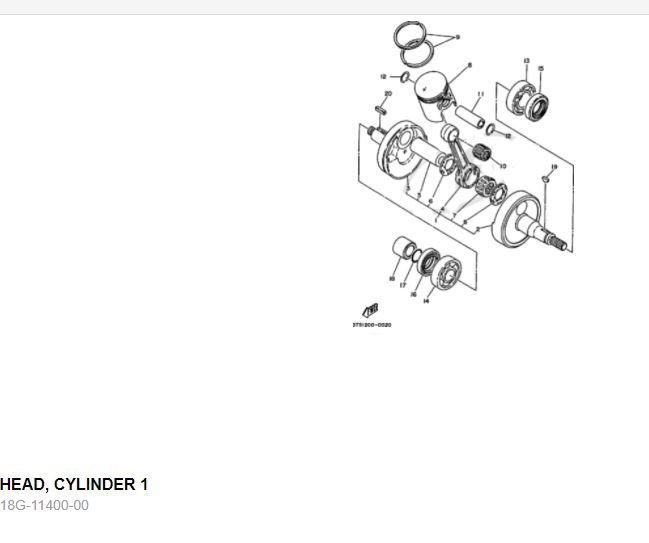 CRANKSHAFT, DT125