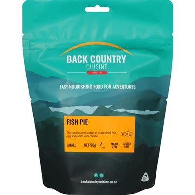 FISH cooked meal, freeze-dried, 1 person, sachet