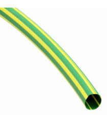 HEAT-SHRINK SLEEVE, Ø 38/19mm, green yellow, metre