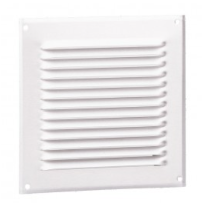 (ventilation unit Ø 100mm) GRILLE exterior, aluminium