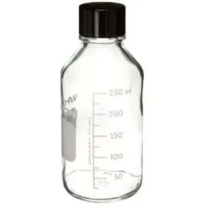 BOTTLE (Wheaton Boston) glass, 250ml + screw cap