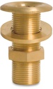 BULKHEAD FITTING threaded, brass, Ø 1", male