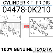 CYLINDER KIT DISC BRAKE FRONT, LAN/KUN/GUN125