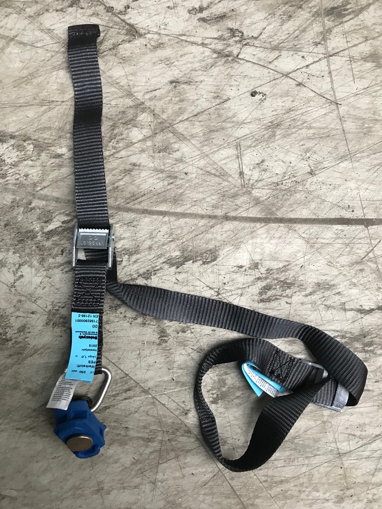 (MUST2) SUPPORT STRAP for waterpipe, 1m, 250daN