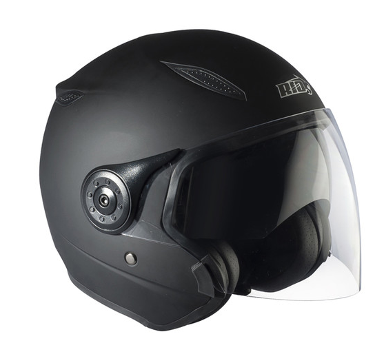 HELMET open face + shield, size M 57/58cm, for motorcyclist